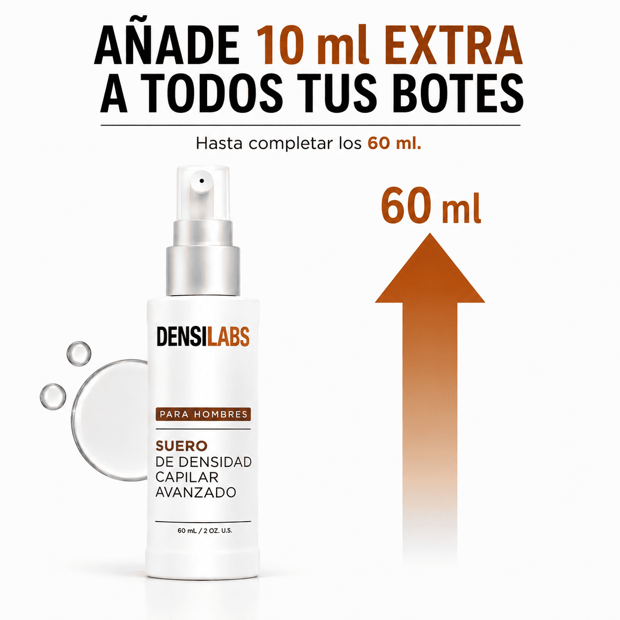 Sérum Densificante para Cabello y Barba +10 ml extra