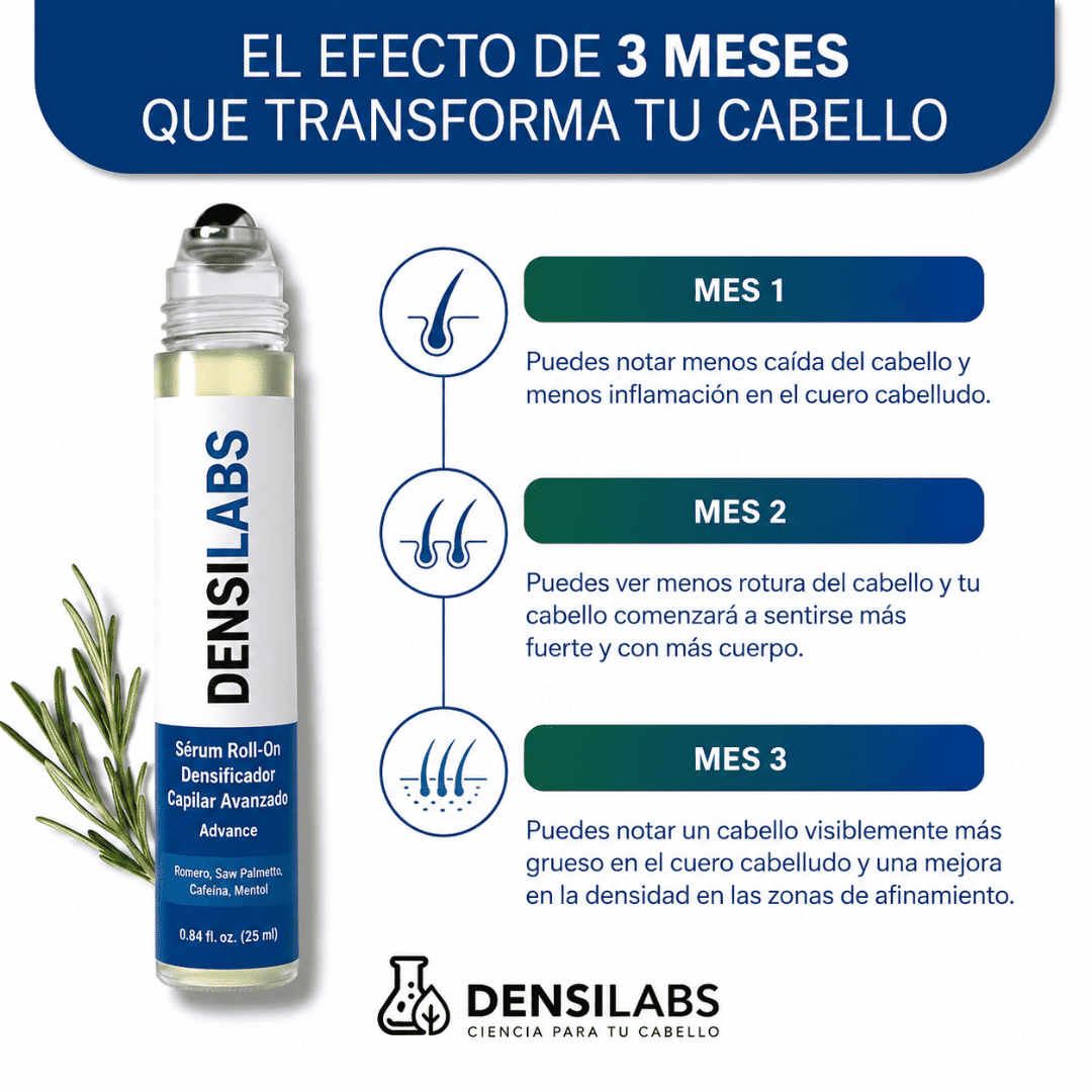Sérum roll-on para la densidad capilar