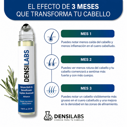 Sérum roll-on para la densidad capilar
